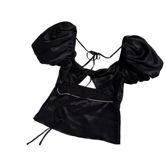 LPA Carmen Top in Black‎ - Picture 7 of 10